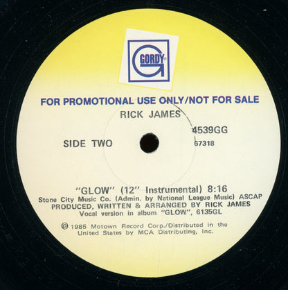 Rick James : Glow (12", Promo)