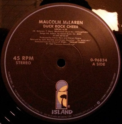 Malcolm McLaren : Duck Rock Cheer (12")