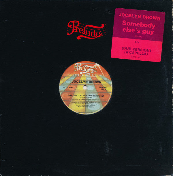 Jocelyn Brown : Somebody Else's Guy (12", RE)