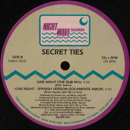 Secret Ties : One Night (12")