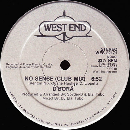 D'Bora : No Sense (12")