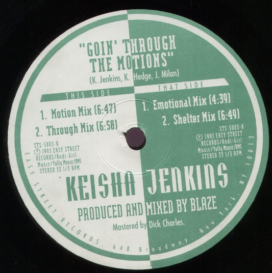 Keisha Jenkins* : Goin' Through The Motions (12")
