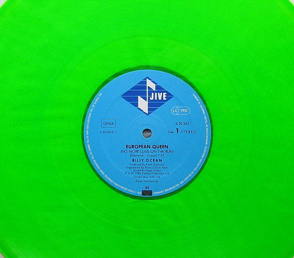 Billy Ocean : European Queen (No More Love On The Run) (12", Maxi, Gre)