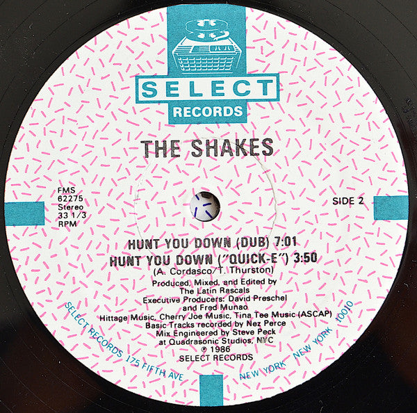 The Shakes : Hunt You Down (12")