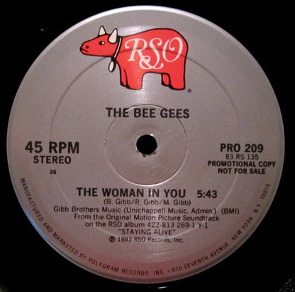 Bee Gees : The Woman In You (12", Promo, 26)