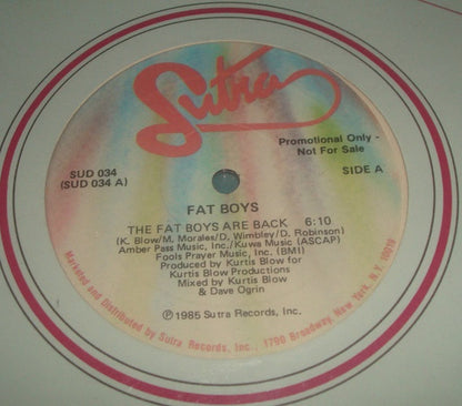 Fat Boys : The Fat Boys Are Back (12", Promo)