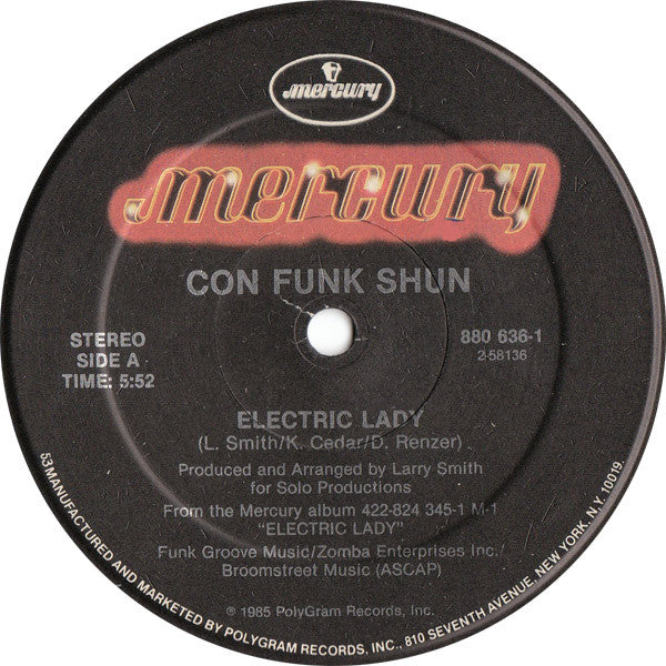 Con Funk Shun : Electric Lady (12", Ste)