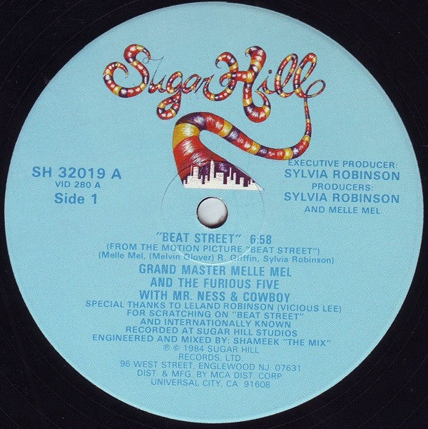 Grandmaster Melle Mel & The Furious Five : Beat Street / Internationally Known (12", Single)