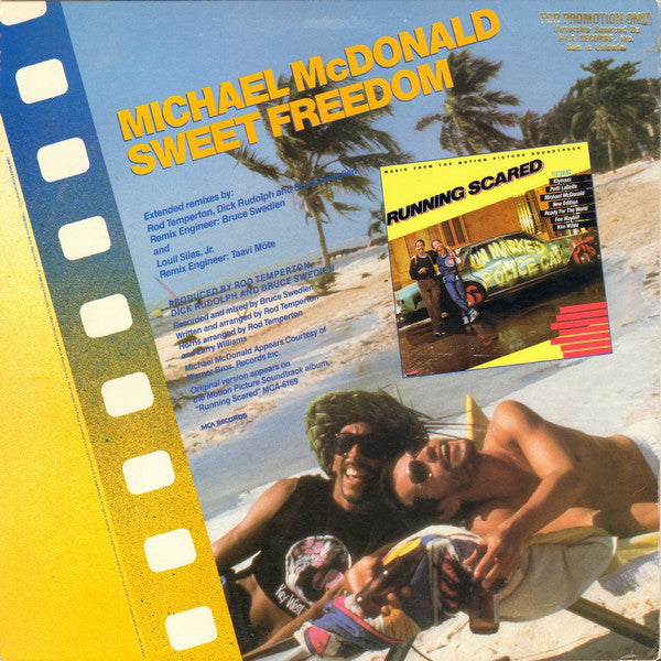 Michael McDonald : Sweet Freedom (12", Single, Glo)