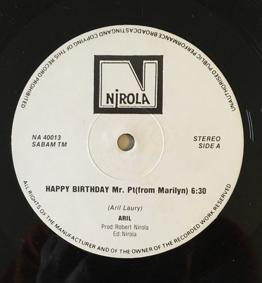 Aril : Happy Birthday Mr. Pt. (12")