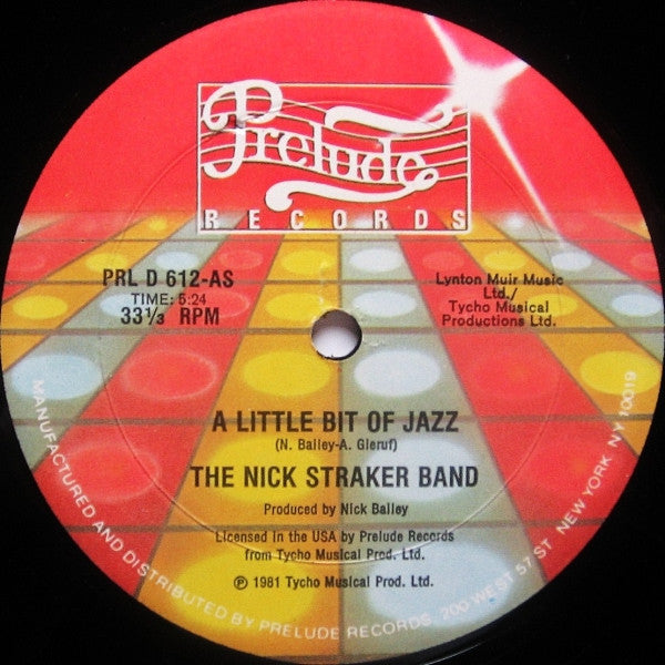 Nick Straker Band : A Little Bit Of Jazz (12")