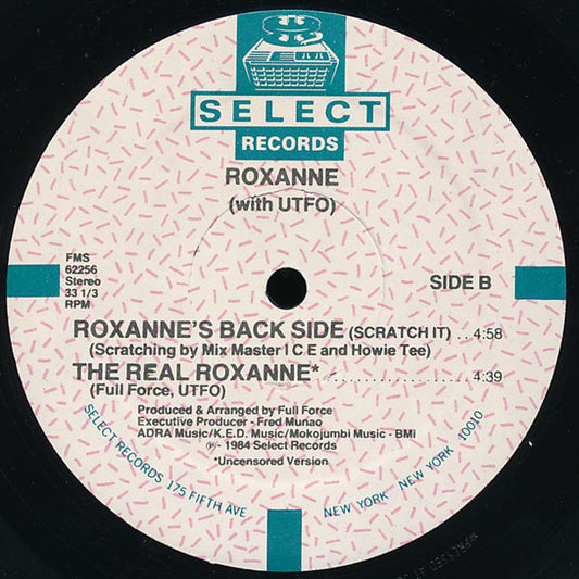 Roxanne* With UTFO : The Real Roxanne (12")