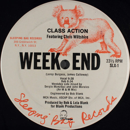 Class Action Featuring Chris Wiltshire* : Weekend (12")