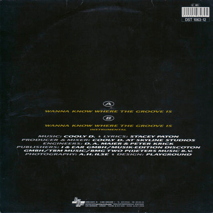 Stacey Paton : Wanna Know Where The Groove Is (12")