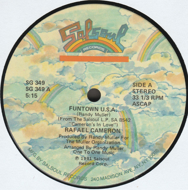 Rafael Cameron : Funtown U.S.A. (12", Single)