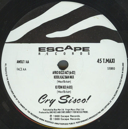 Cry Sisco! : Afro Dizzi Act (12")
