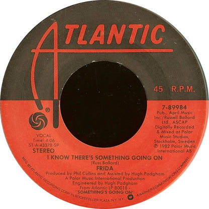 Frida : I Know There's Something Going On (7", Single, SP )