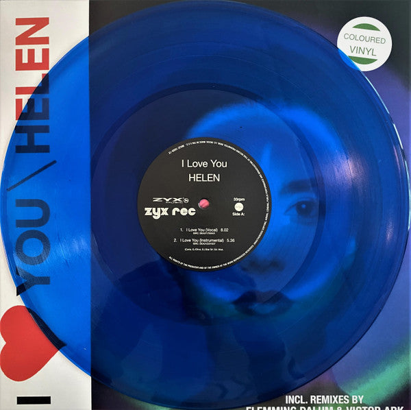 Helen (2) : I Love You (12", Maxi, RE, Tra)