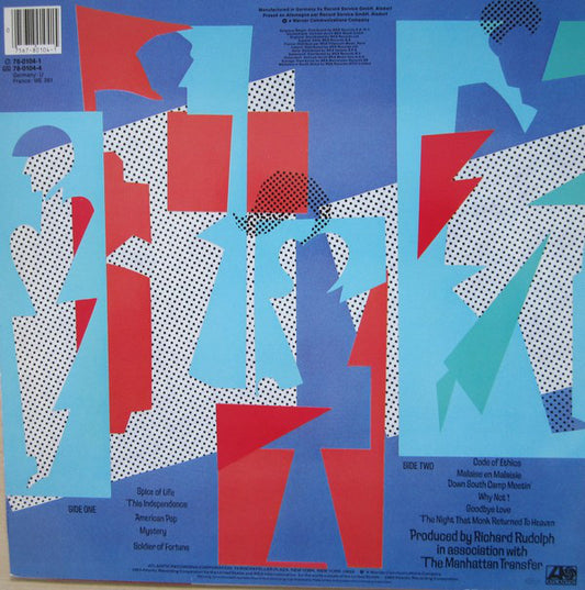 The Manhattan Transfer : Bodies And Souls (LP, Album)