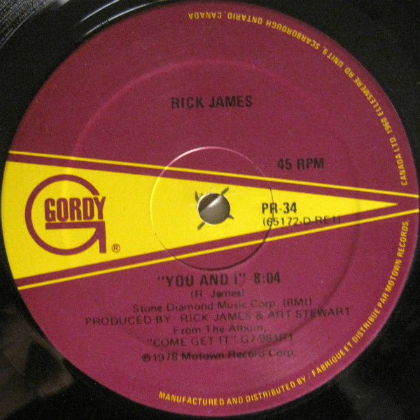 Rick James : You And I (12")