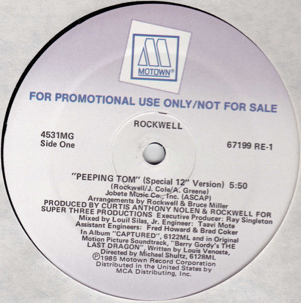 Rockwell : Peeping Tom (12", Promo)