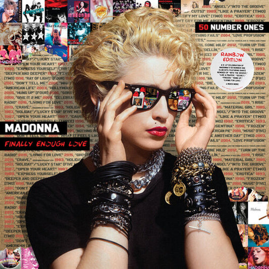 Madonna : Finally Enough Love (50 Number Ones) (Box, Comp, Ltd, RE, RM, Rai + LP, Red + LP, Ora + )