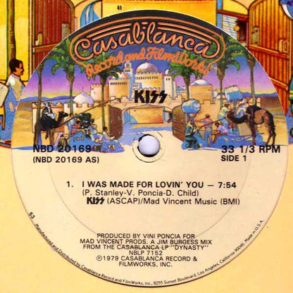 Kiss : I Was Made For Lovin' You (12", Single, 53 )