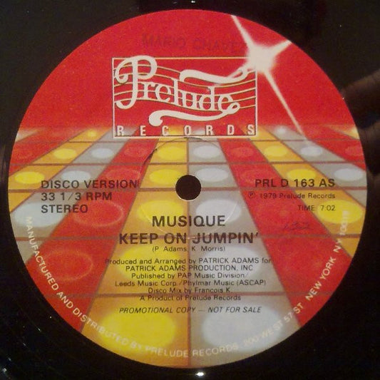 Musique : Keep On Jumpin' / In The Bush (12", Promo)