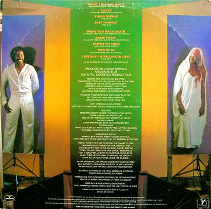 Yarbrough & Peoples : The Two Of Us (LP, Album, Kee)