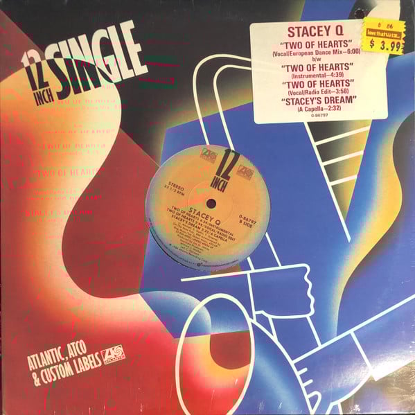 Stacey Q : Two Of Hearts (European Mix) (12", Lab)