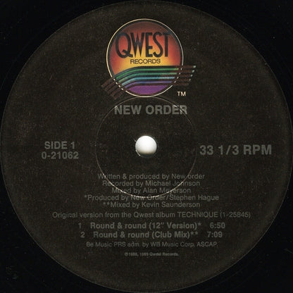 Neworder* : Round&round (12", Maxi, SRC)