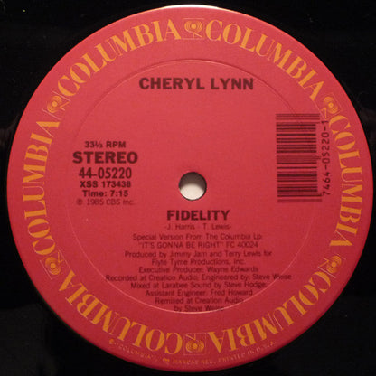 Cheryl Lynn : Fidelity (12")
