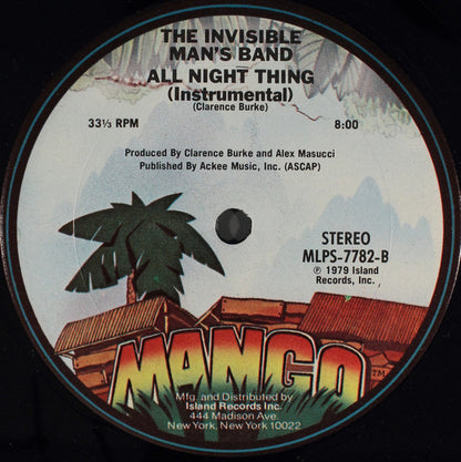 The Invisible Man's Band* : All Night Thing (12")