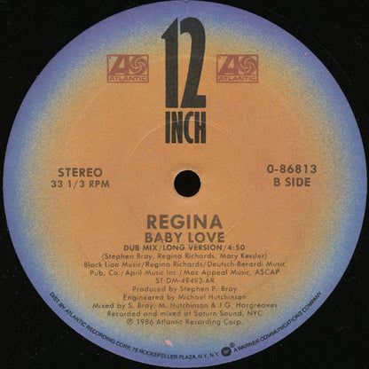 Regina (2) : Baby Love (12", Single, AR )