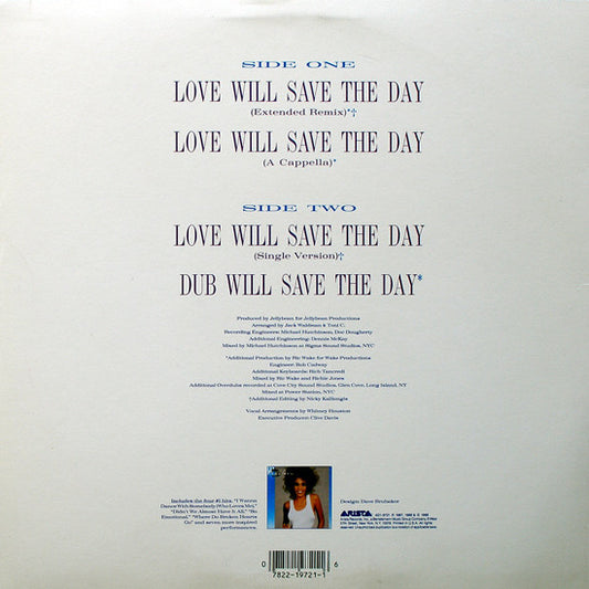 Whitney Houston : Love Will Save The Day (12")
