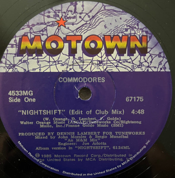 Commodores : Nightshift (12")