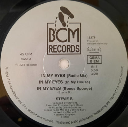 Stevie B.* : In My Eyes (12")