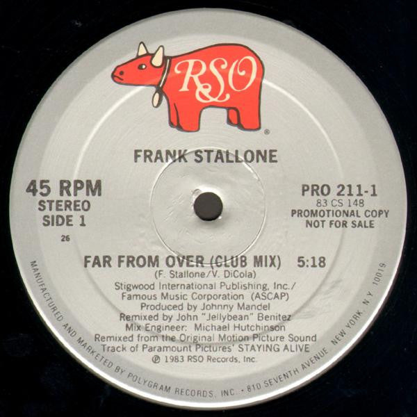 Frank Stallone : Far From Over (12", Promo)
