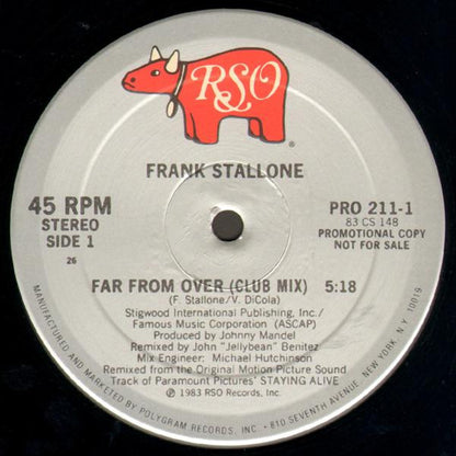 Frank Stallone : Far From Over (12", Promo)