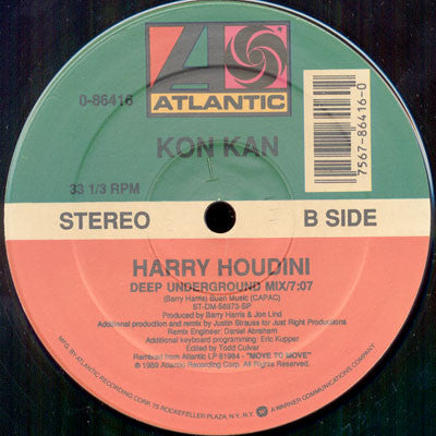 Kon Kan : Harry Houdini (12")