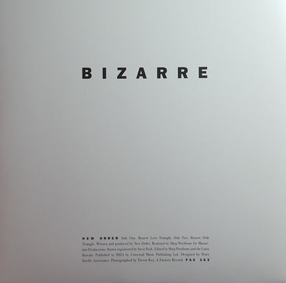 New Order : Bizarre Love Triangle (12", Single, RE, RM, 180)