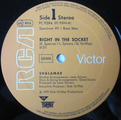 Shalamar : Right In The Socket (12")