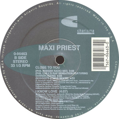 Maxi Priest : Close To You (12", SRC)