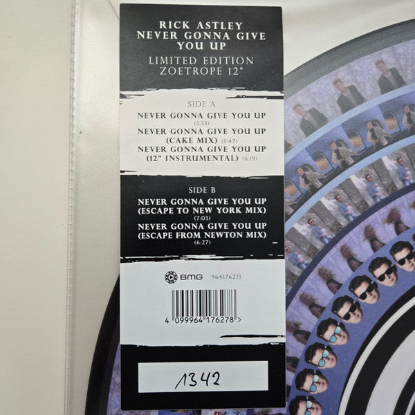 Rick Astley : Never Gonna Give You Up (12", Single, Ltd, Num, Pic, Zoe)