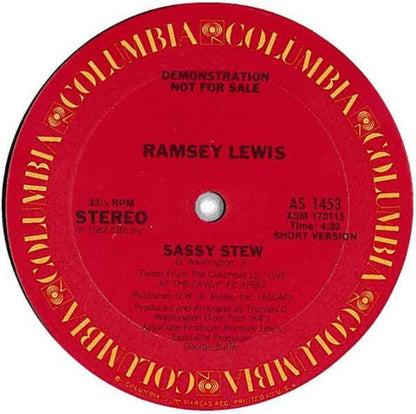 Ramsey Lewis : Sassy Stew (12", Single, Promo)