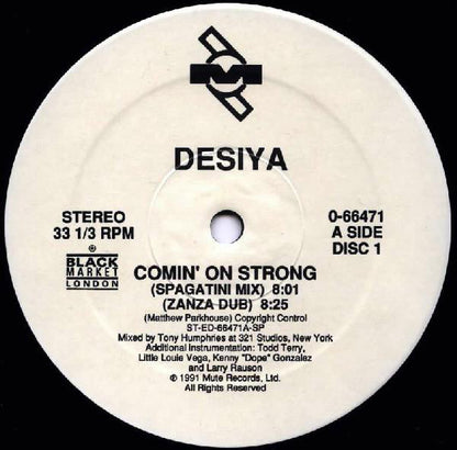 Desiya : Comin' On Strong (2x12")