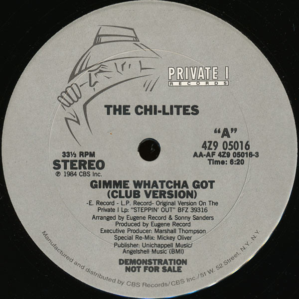 The Chi-Lites : Gimme Whatcha Got (12", Promo)