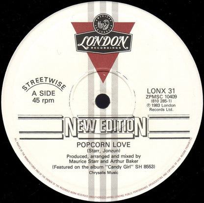 New Edition : Popcorn Love (12")