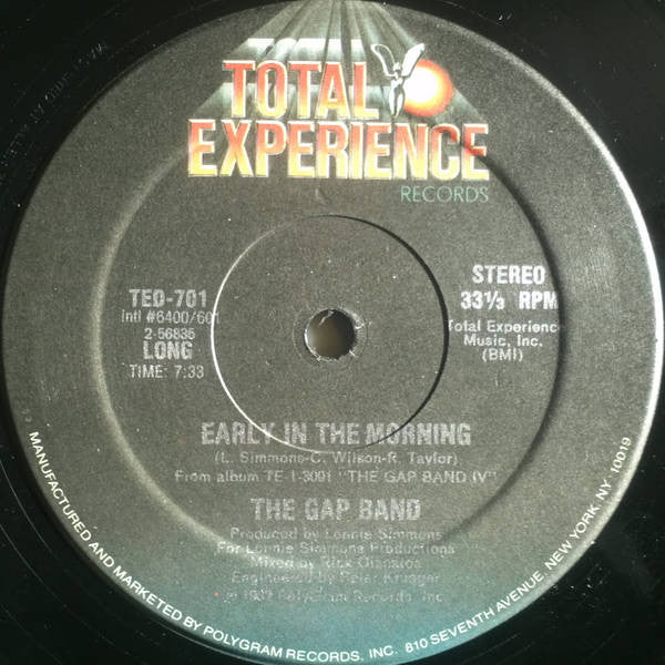 The Gap Band : Early In The Morning (12", 53,)