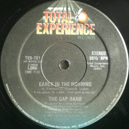 The Gap Band : Early In The Morning (12", 53,)